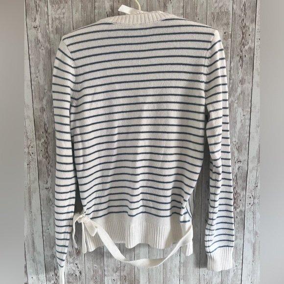 Simply Southern Wrap Striped Sweater - Picture 2 of 5